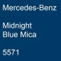 Preview: Mercedes-Benz, Midnight Blue Mica, 5571.